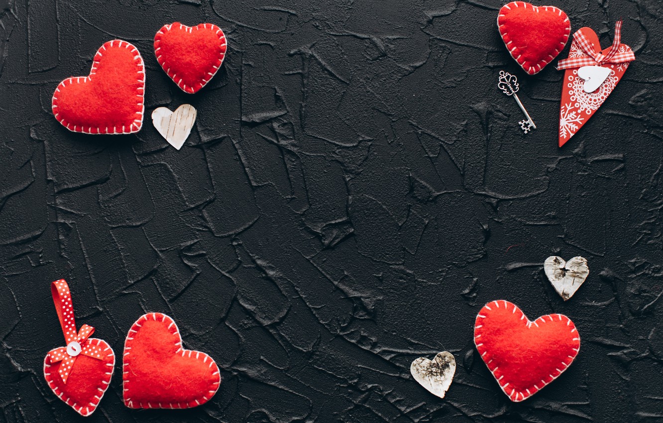 Photo Wallpaper Love, Heart, Red, Love, Romantic, Hearts, - Heart - HD Wallpaper 