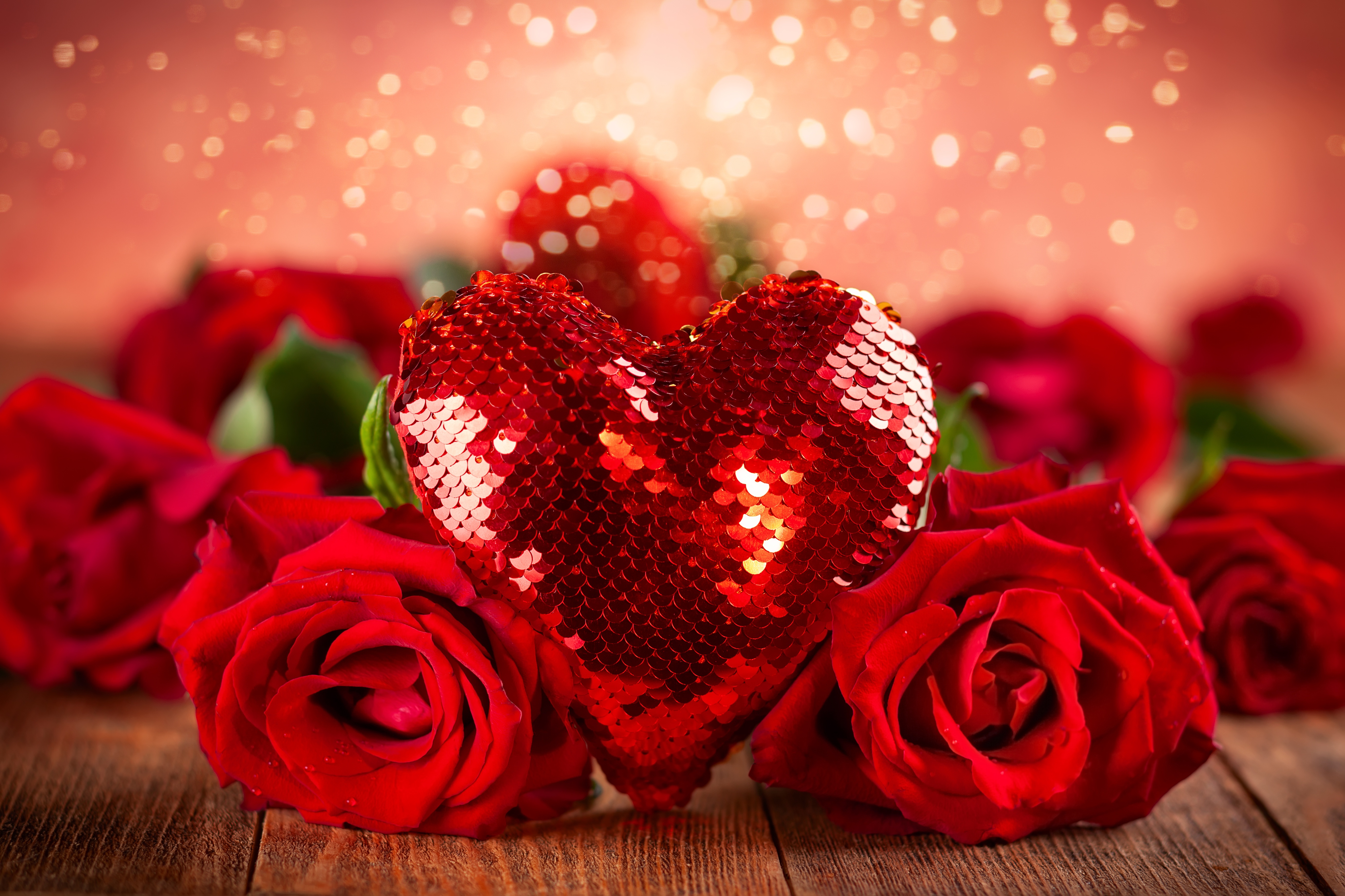 Heart Beautiful Red Rose - HD Wallpaper 