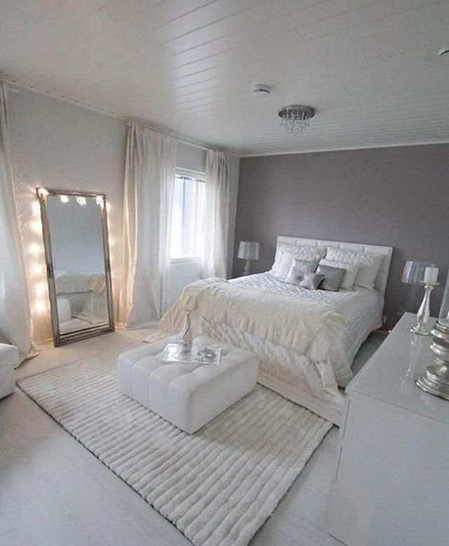 Silver Grey Bedroom Ideas - HD Wallpaper 