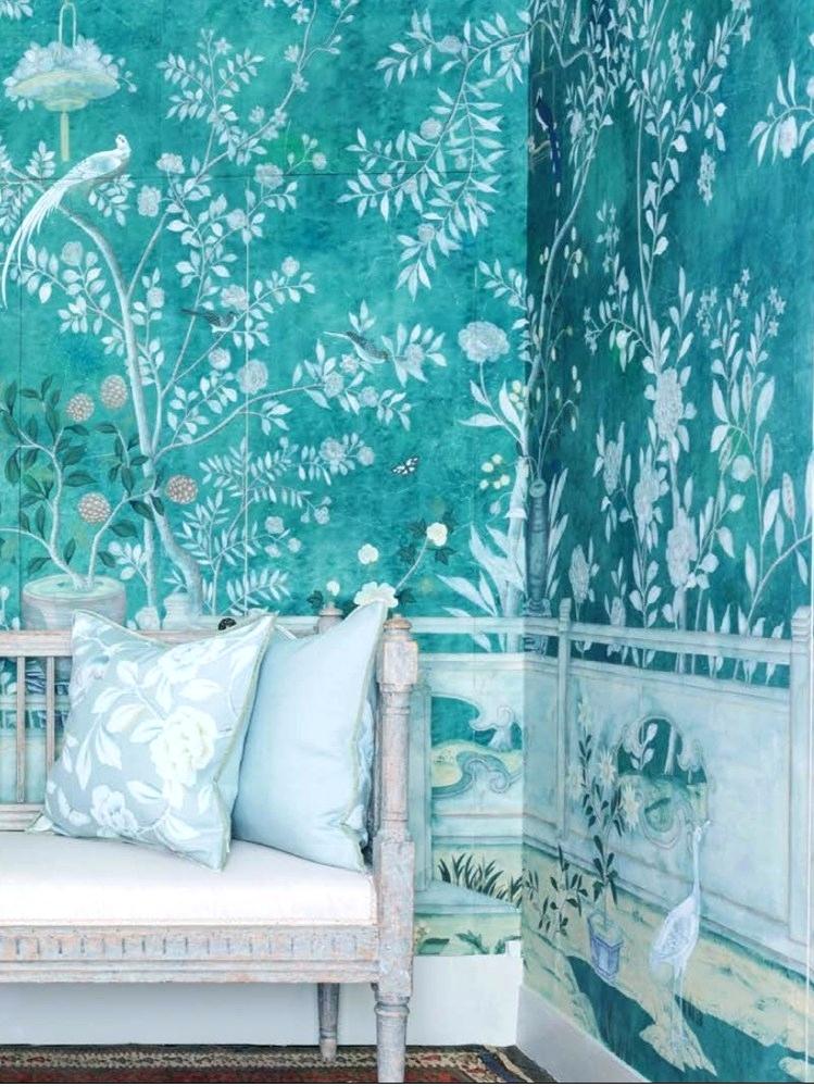 De Gournay Salon Vert - HD Wallpaper 