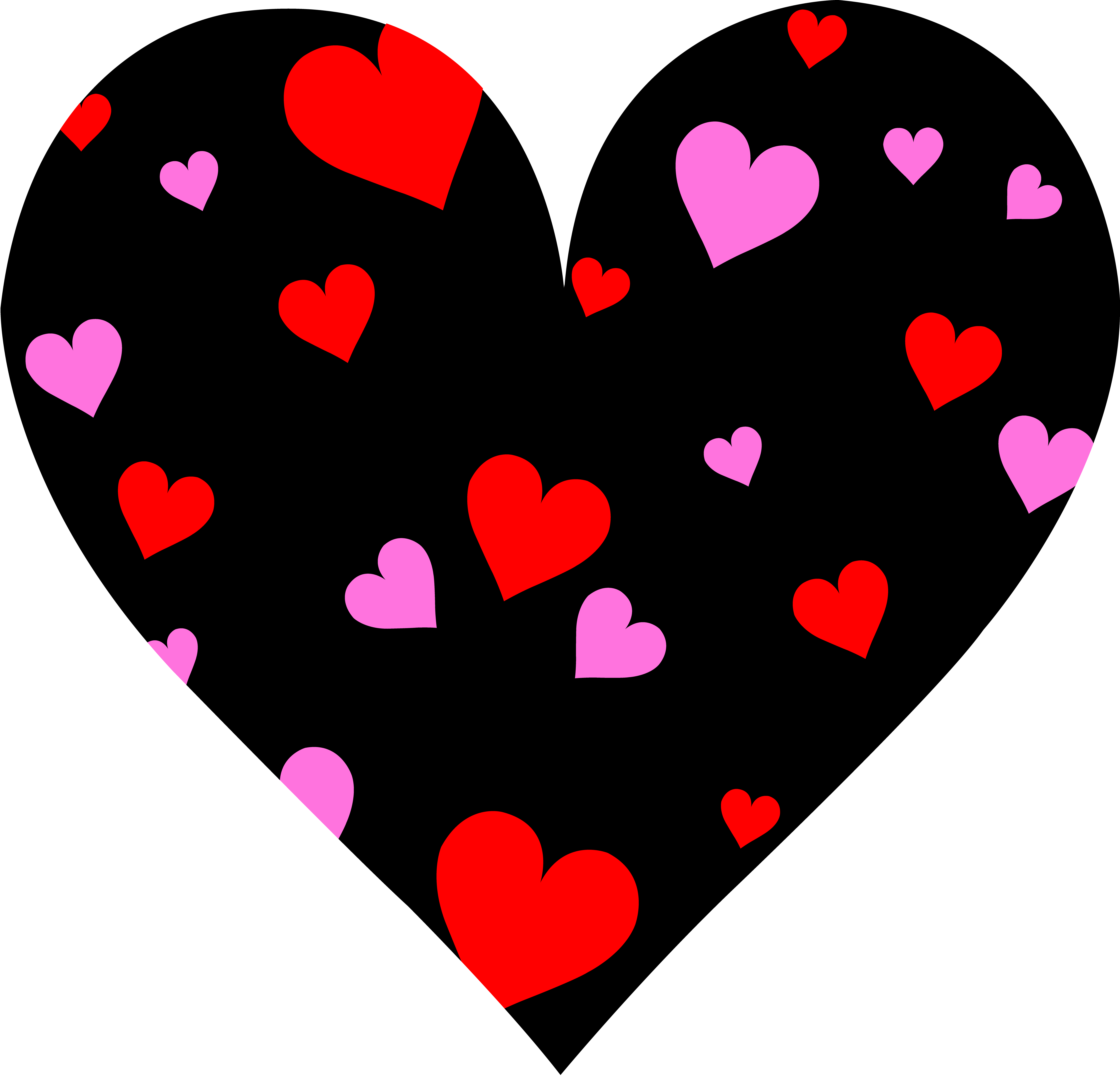 Free Valentine Heart Clipart - Hearts For Valentine's Day - HD Wallpaper 