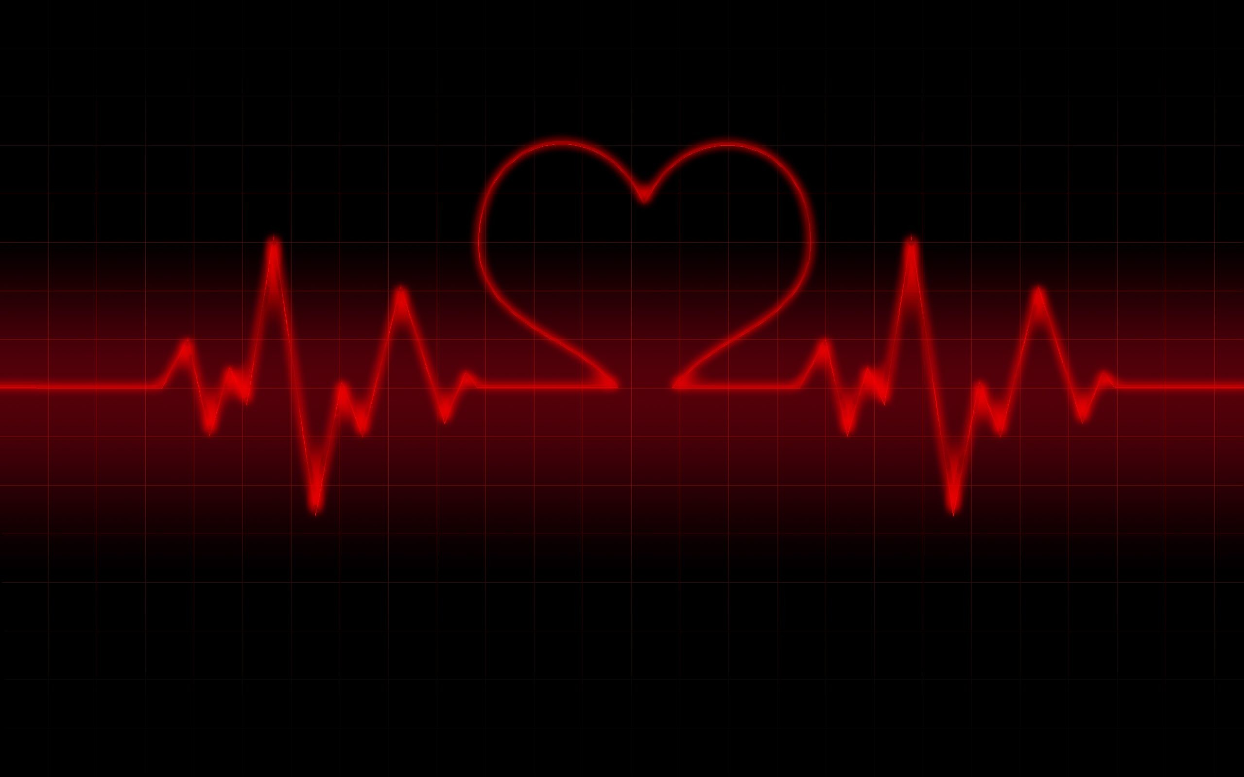 2560x1600, Life Line Heart Rate Wallpaper Valentine - Background Love Wallpaper Hd Black - HD Wallpaper 