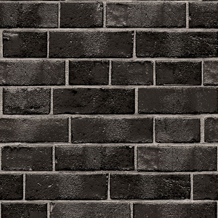 Black Brick Wall Paper - HD Wallpaper 