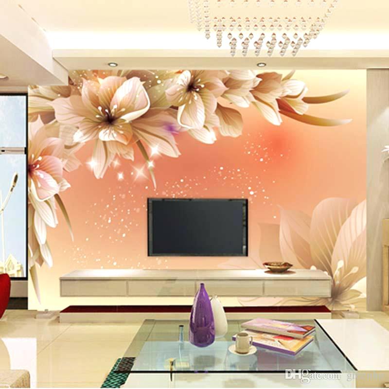 Lily Butterfly Butterfly Background Calla Lily Beibehang - HD Wallpaper 