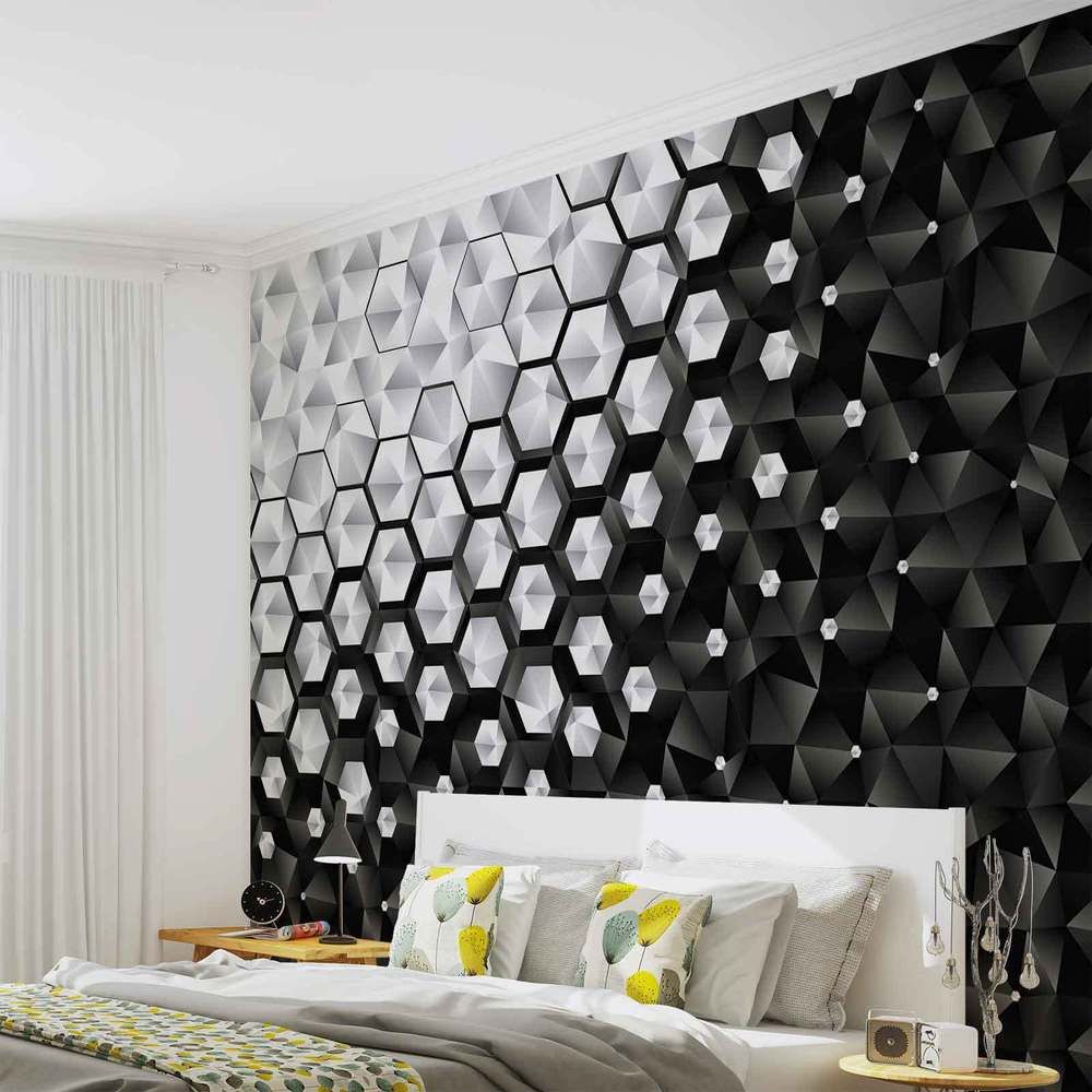 Feature Black Wall - HD Wallpaper 