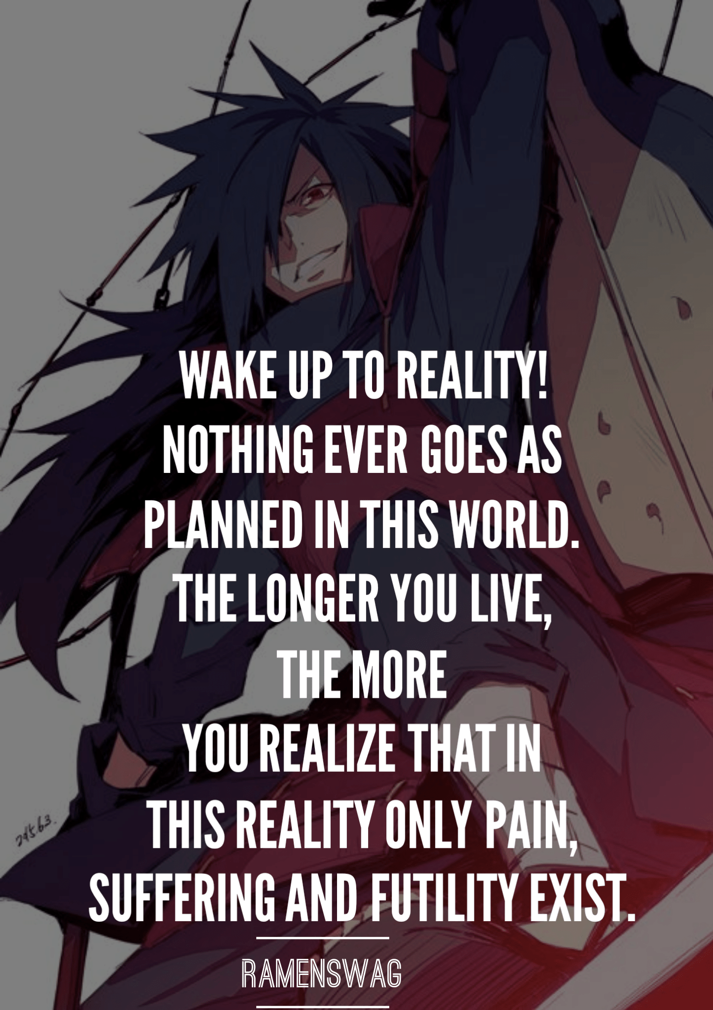 Madara Quotes About Life - HD Wallpaper 