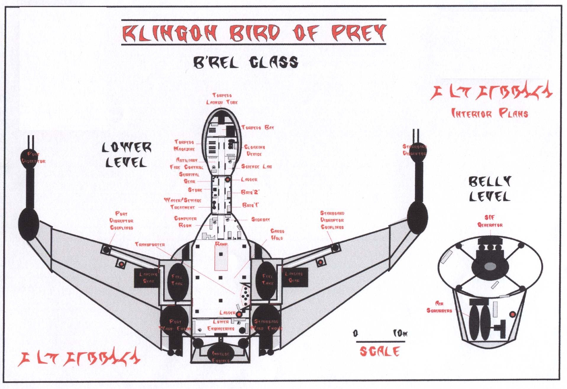 Bird Of Prey Deck Plan - HD Wallpaper 