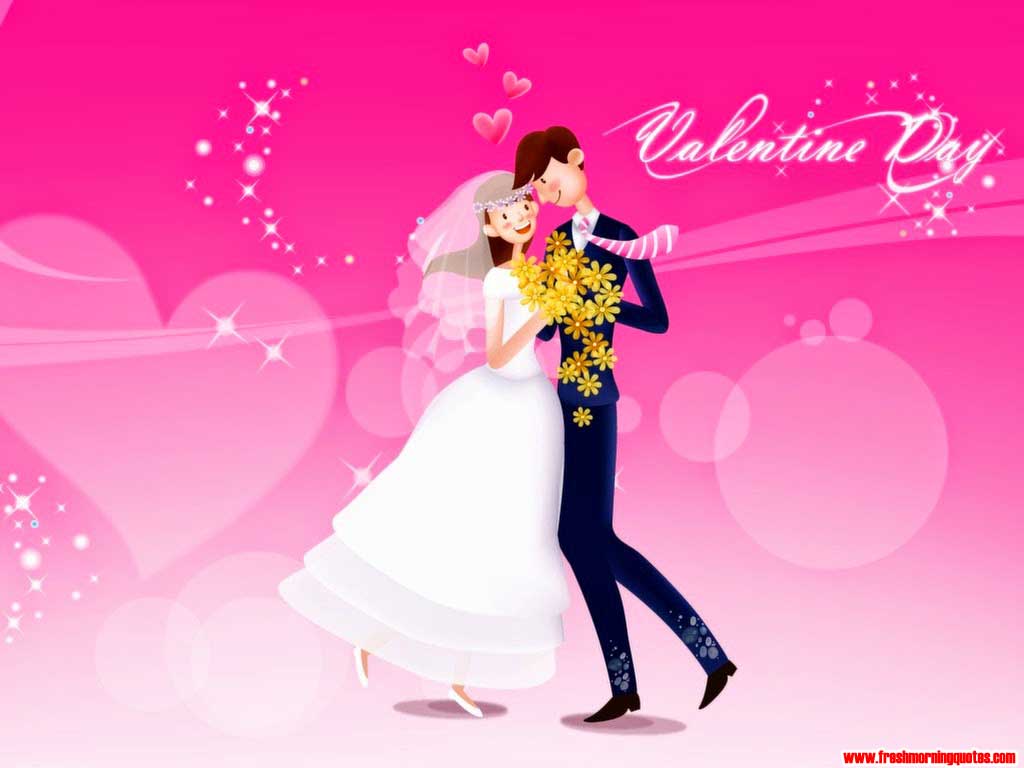 Best Top Desktop Valentines Day Wallpapers - Happy Valentines Day Couple - HD Wallpaper 