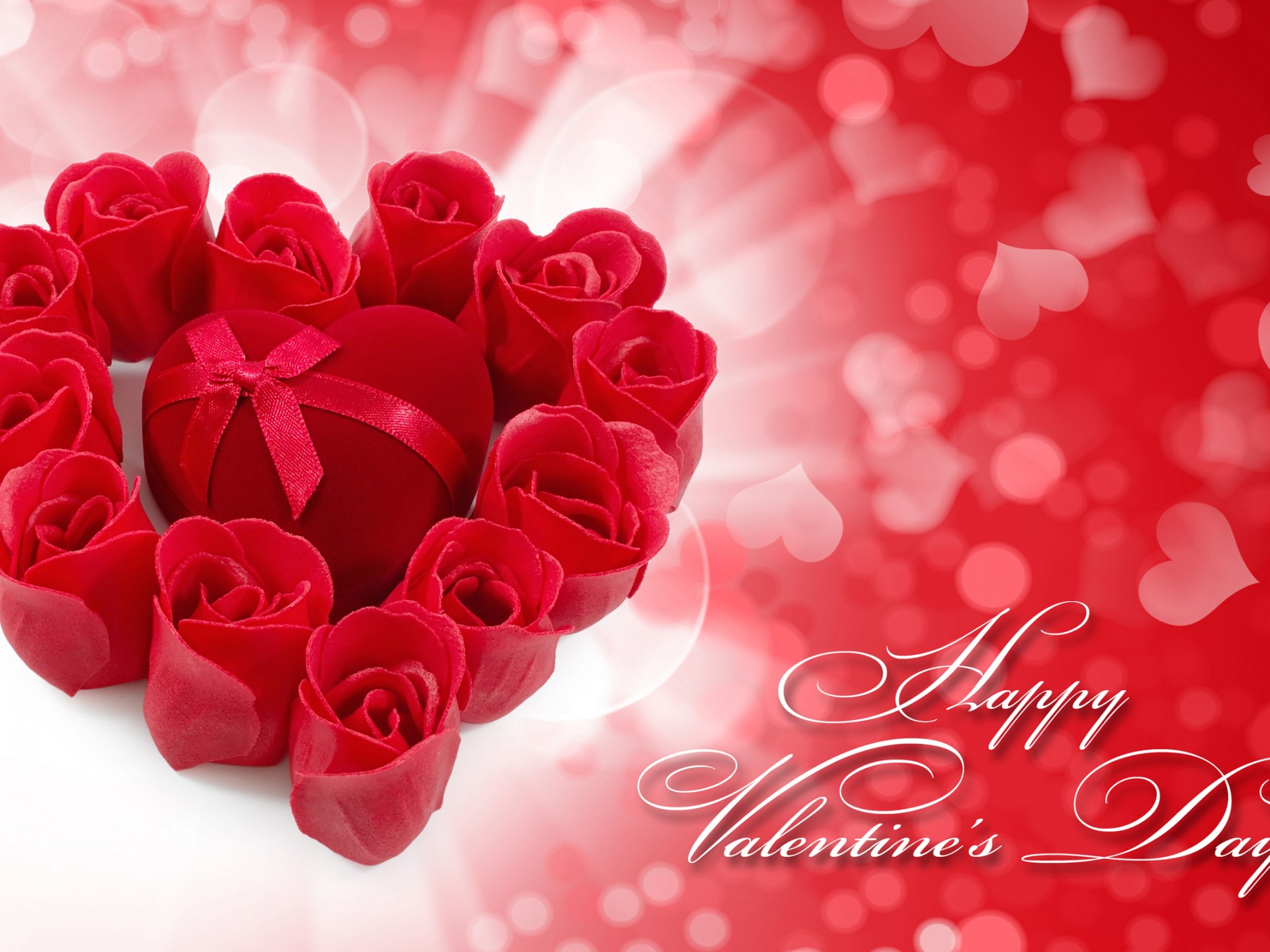 Love Happy Wallpaper Valentines Day - HD Wallpaper 