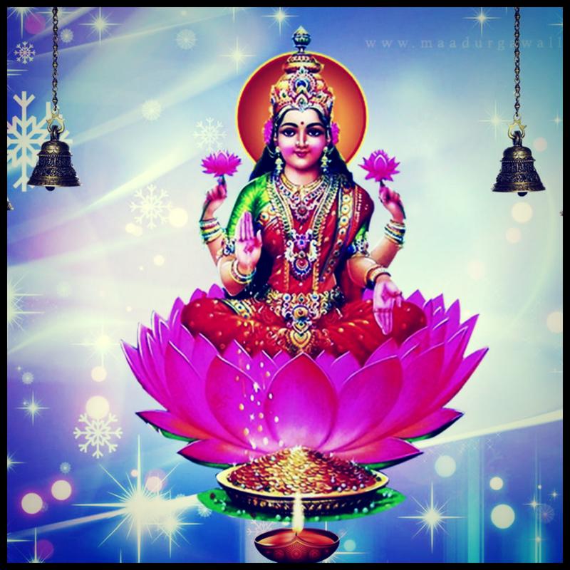 Maa Laxmi Wallpaper For Mobile - Happy New Year With Lakshmi - 800x800  Wallpaper 