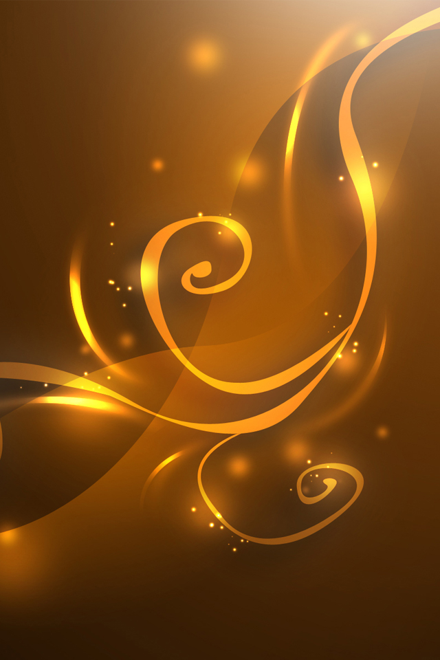Gold Curves Wallpaper - Abrazo Para Ti Con Cariño - HD Wallpaper 