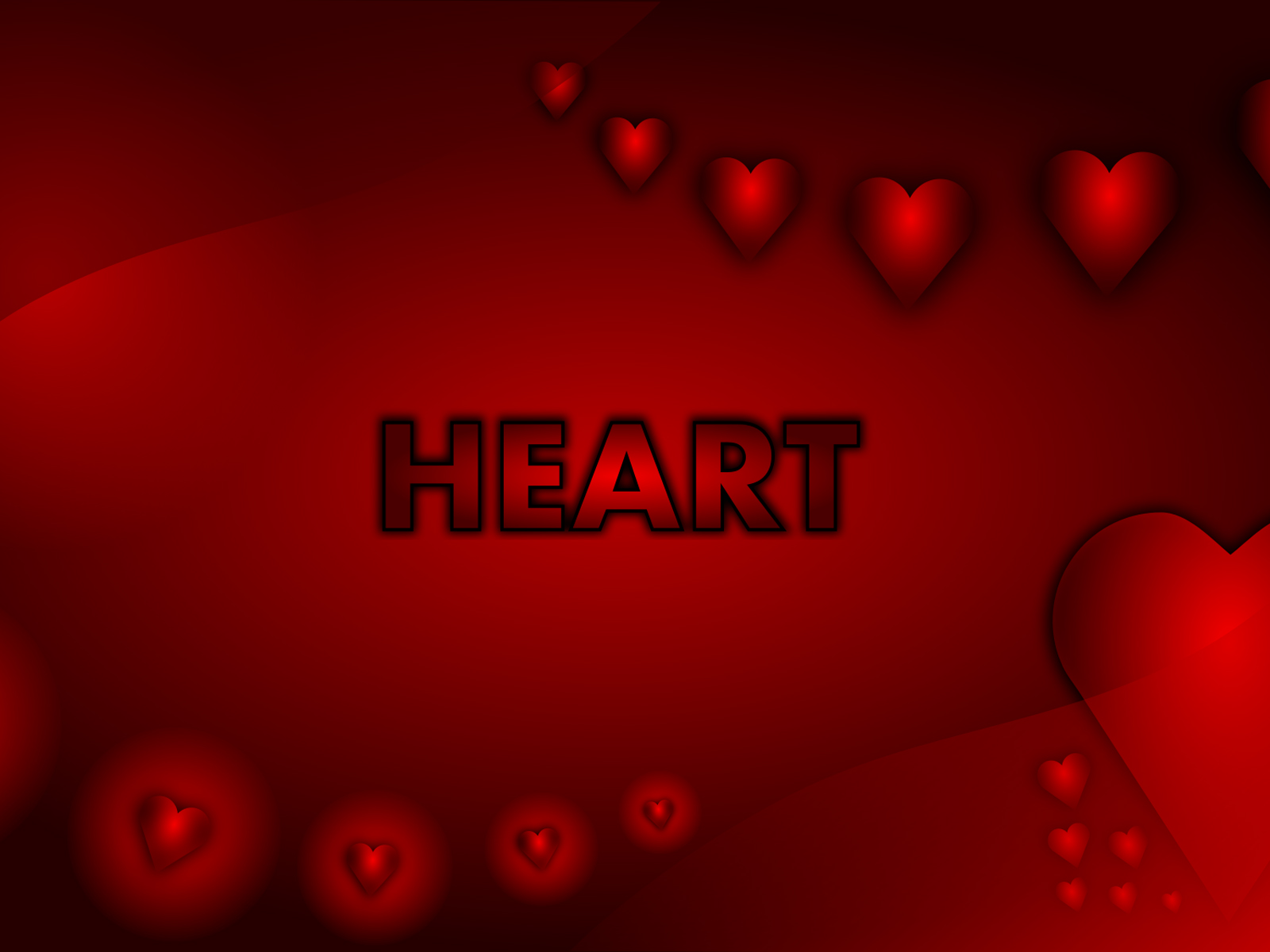 Valentine Heart Wallpaper Backgrounds - Heart - HD Wallpaper 