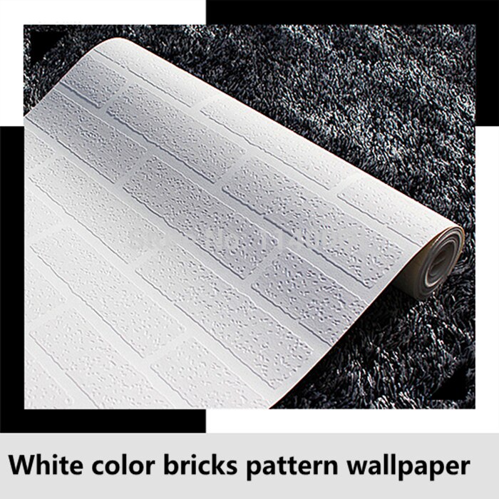 White Bricks Wallpaper Roll - HD Wallpaper 