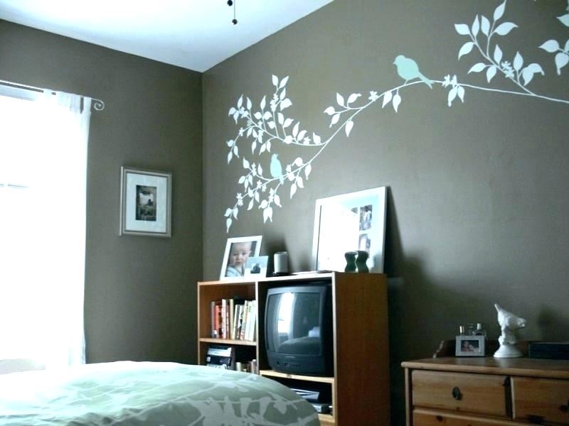 Green Feature Wall Bedroom Purple Ideas Grey For Teenage - Bedroom - HD Wallpaper 