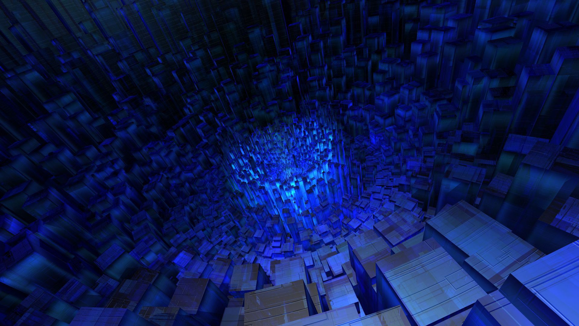 3d Abstract 0175 Wallpaper - Blue Wallpaper 4k 3d - HD Wallpaper 