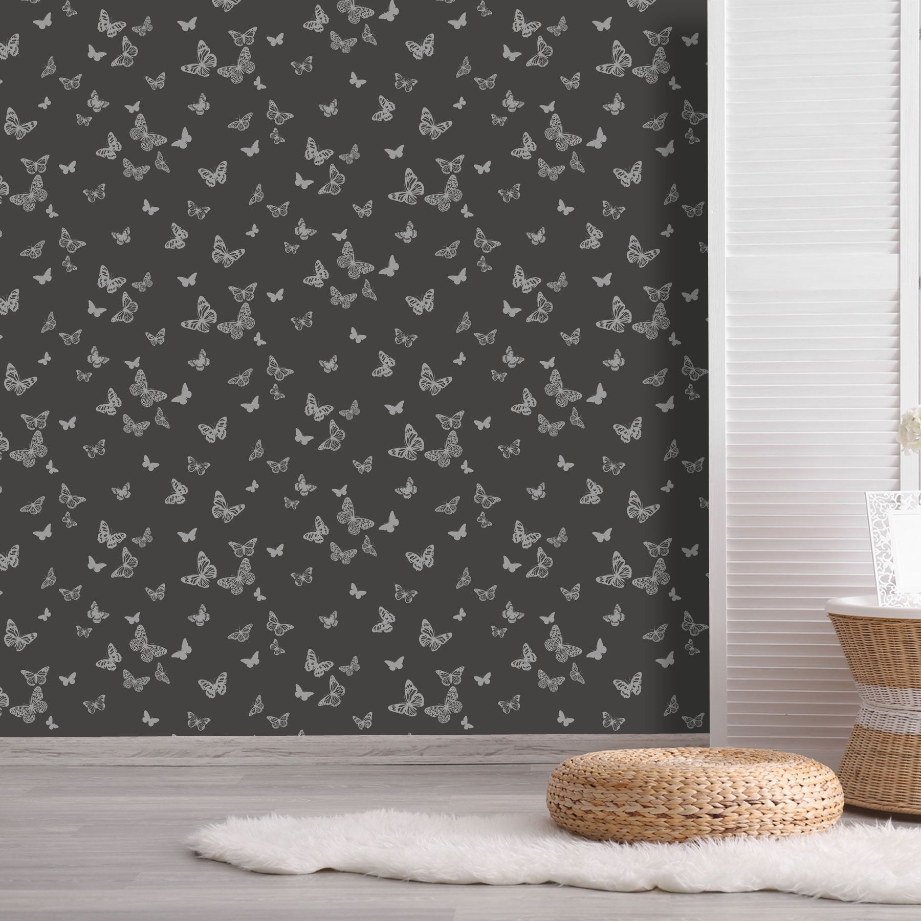 Mixed Range Of Black Wallpaper Various Designs And - Wallpaper - HD Wallpaper 