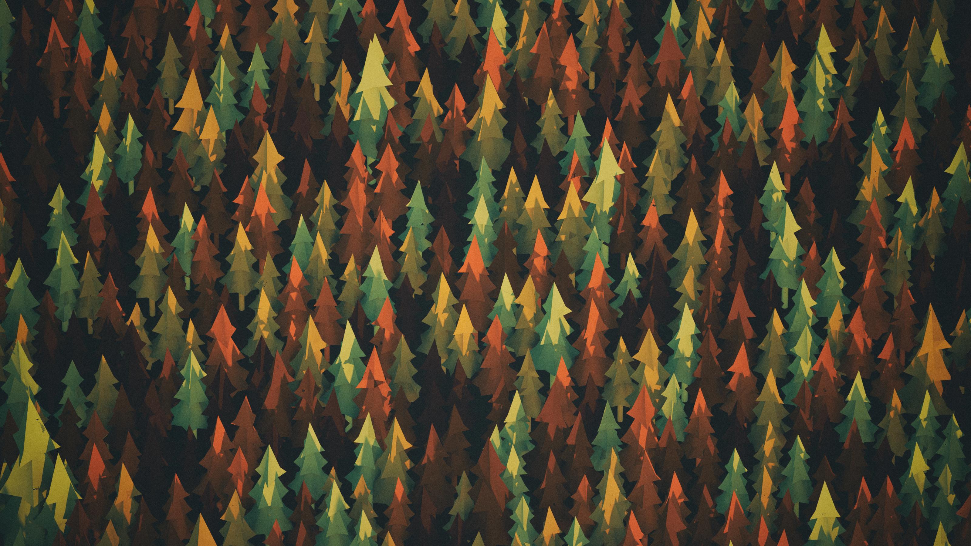 Forest Wallpaper Abstract - HD Wallpaper 