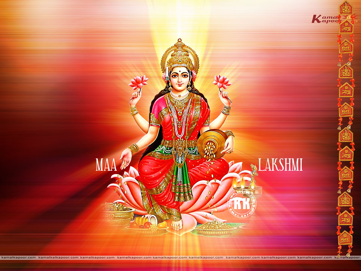 Goddess Lakshmi - HD Wallpaper 