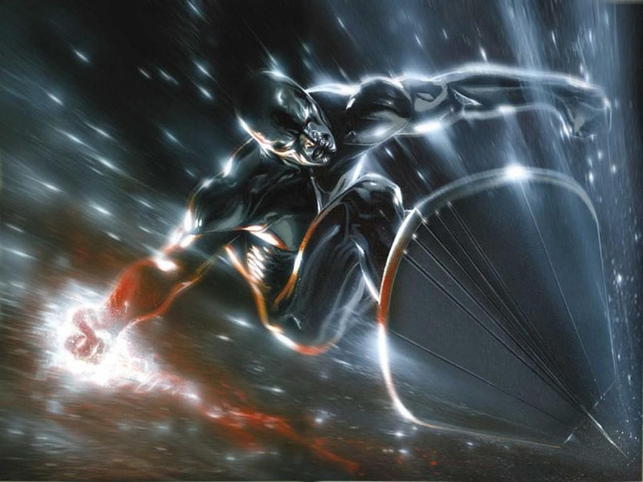 Silver Surfer Marvel Comics Hd - HD Wallpaper 
