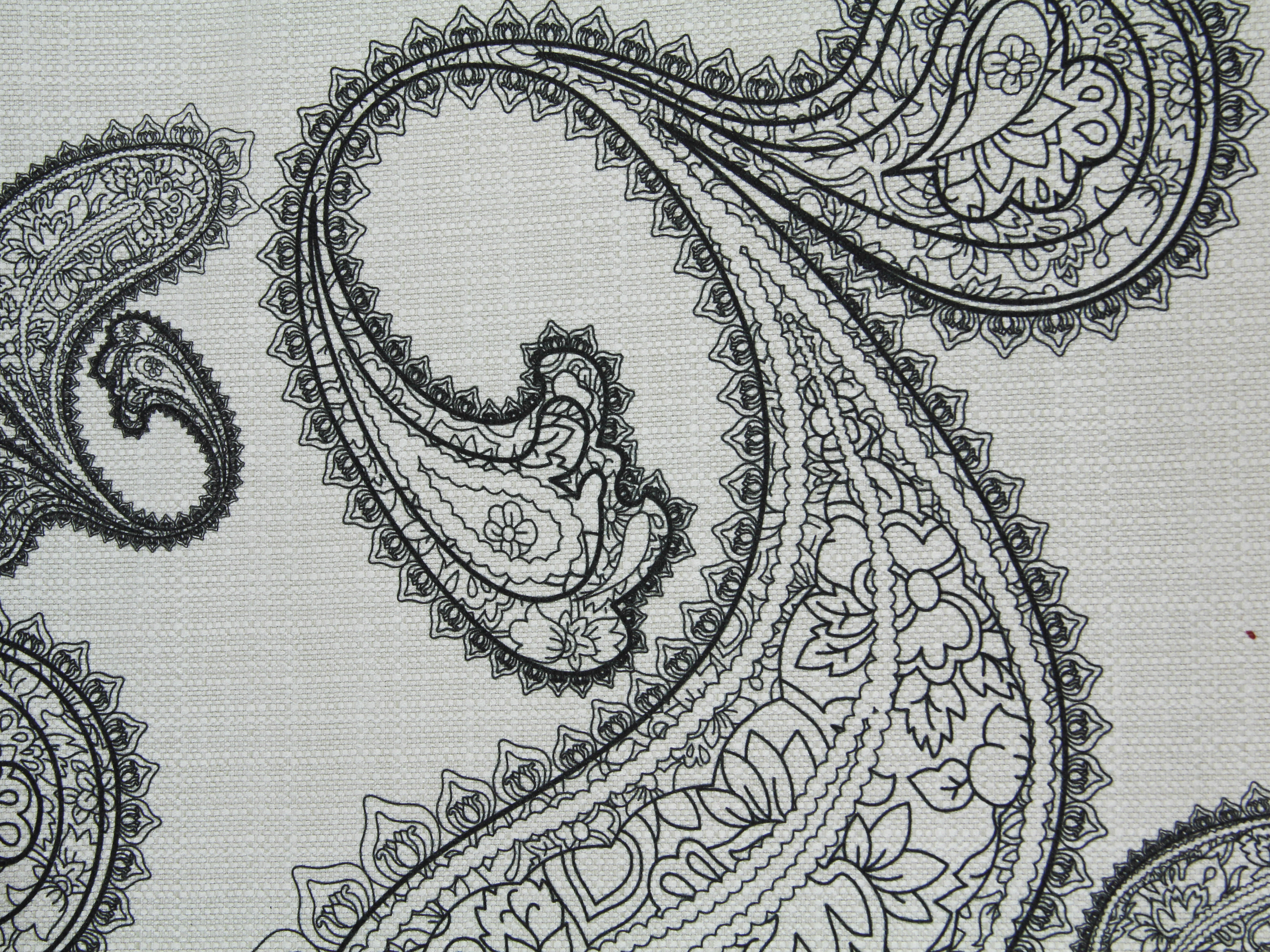 Cloth Pattern Black And White - HD Wallpaper 