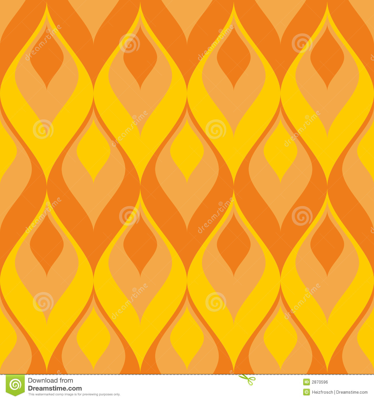 Retro Wallpaper Tile - Retro Wallpaper Orange - HD Wallpaper 