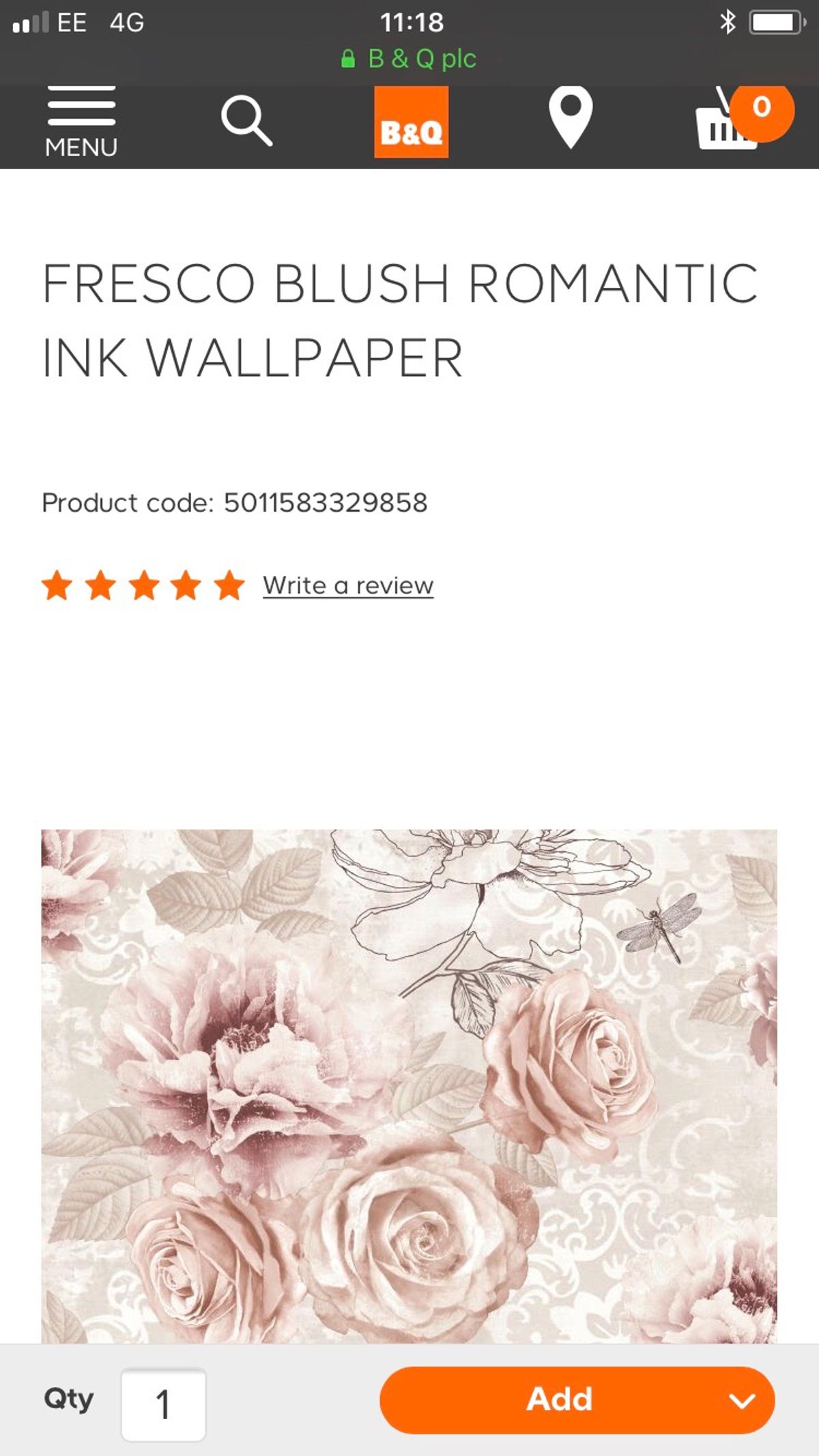Brand New Unopened, I Have 4 Rolls All Of The Same - Fresco Blush Romantic Ink - HD Wallpaper 