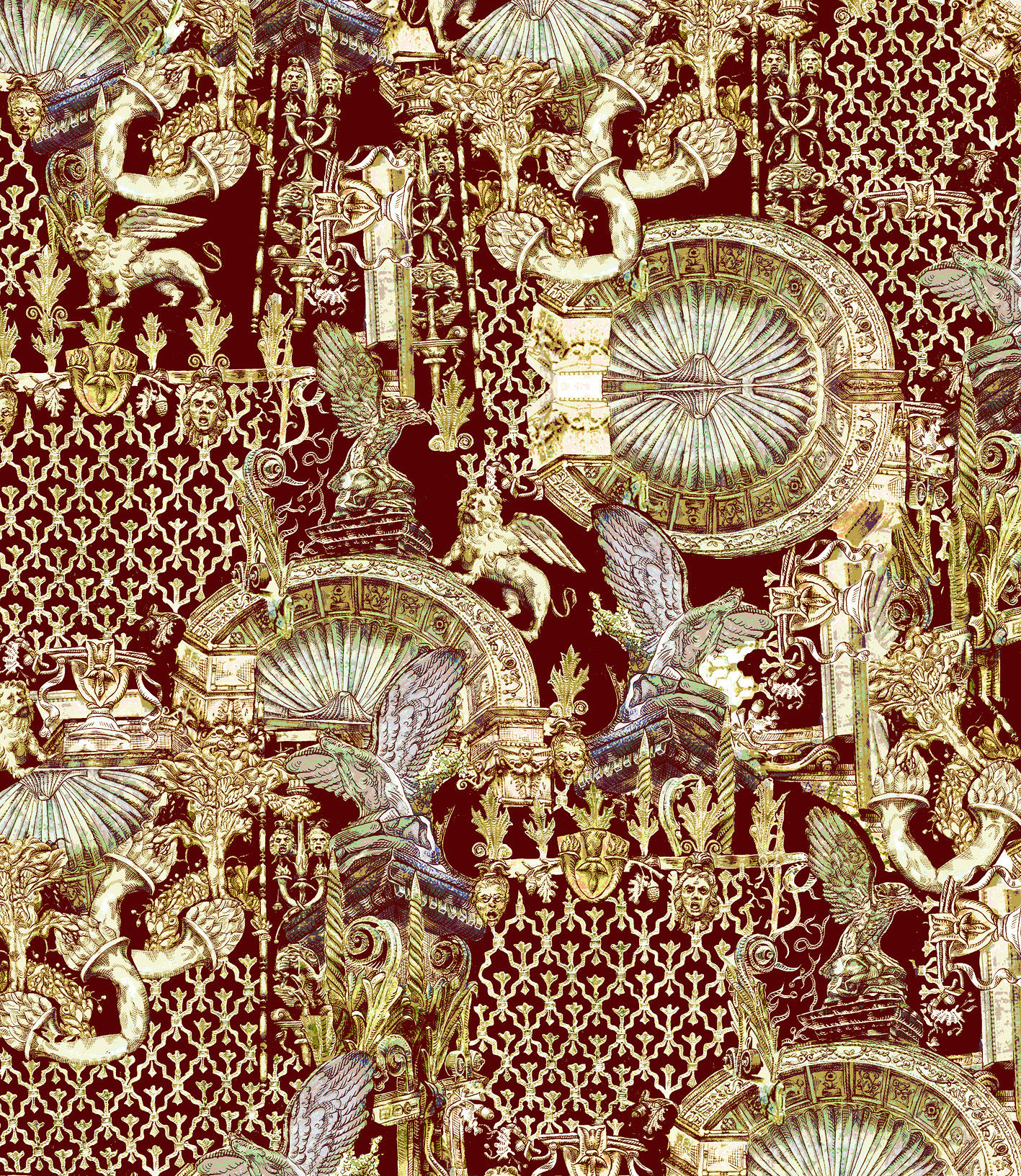 Gold Wallpaper B&q 1417x1633 Wallpaper teahub.io