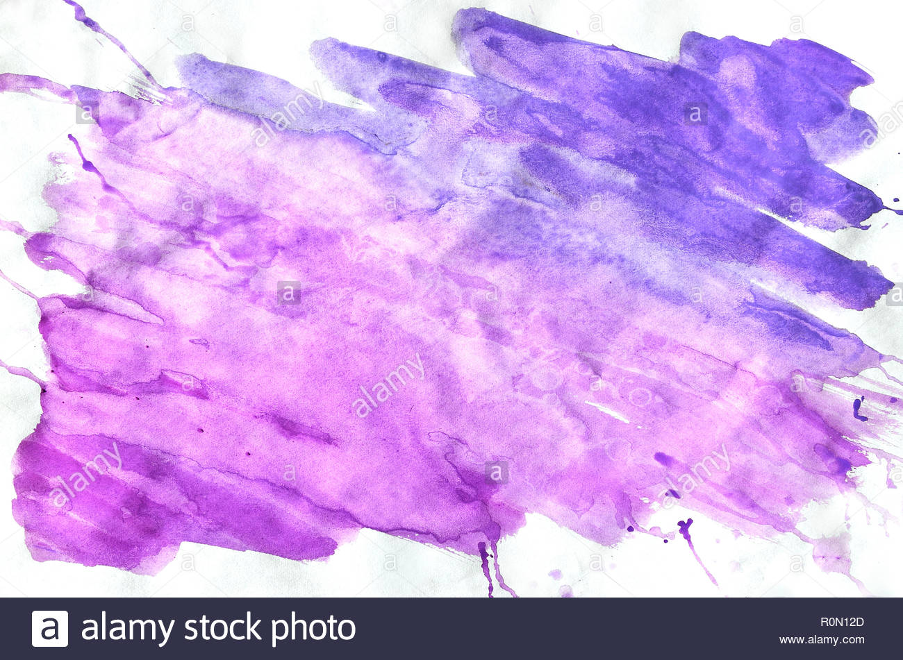 Violet Watercolor Paint Background - HD Wallpaper 
