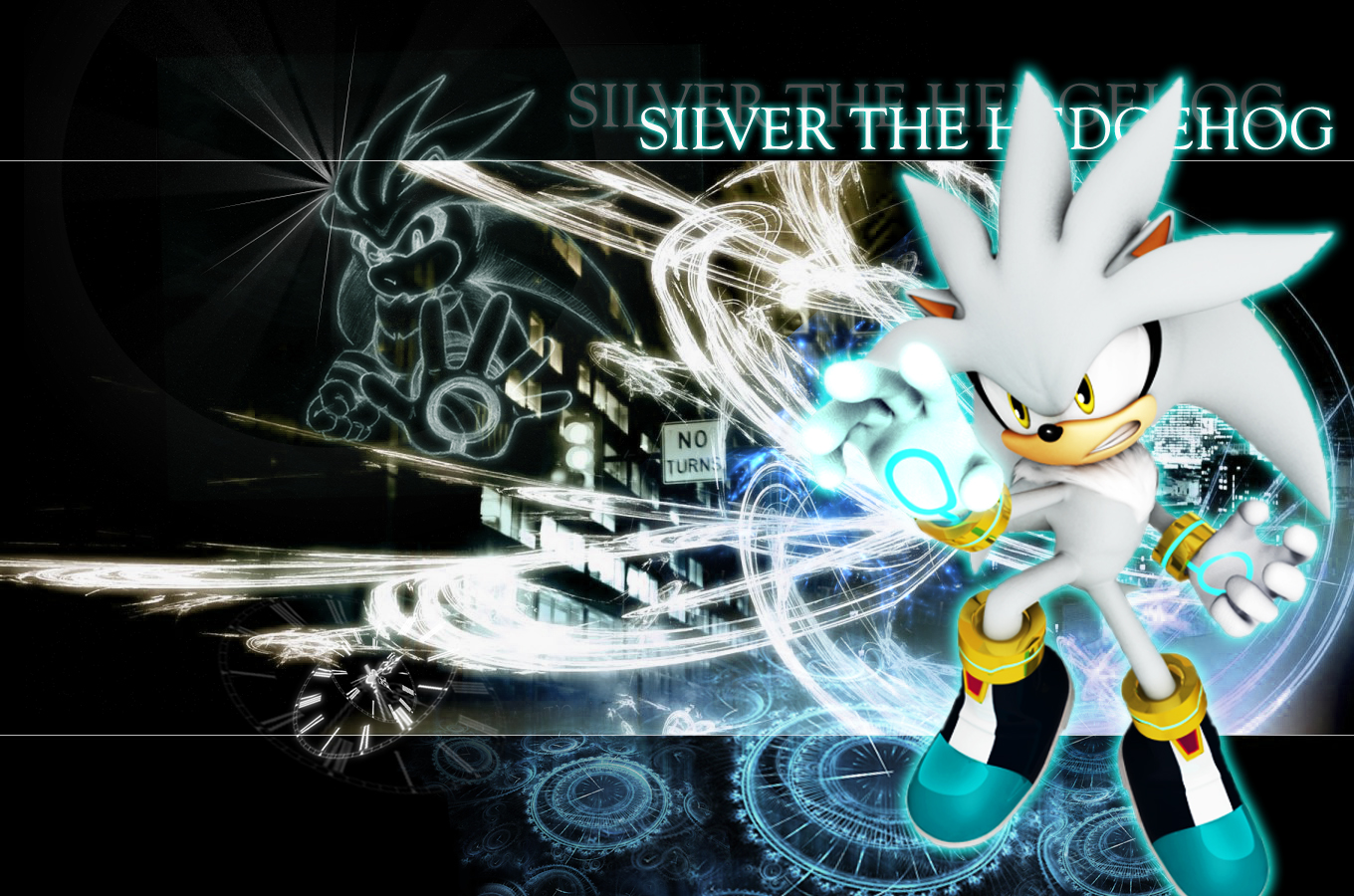 Silver Wallpaper - Silver The Hedgehog Wallpaper Hd - HD Wallpaper 