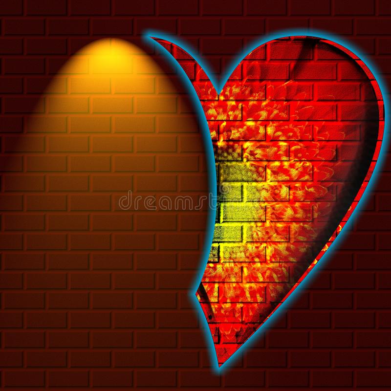 Gerbera Heart Glowing Graffiti Background Mobile Wallpaper - Heart - HD Wallpaper 