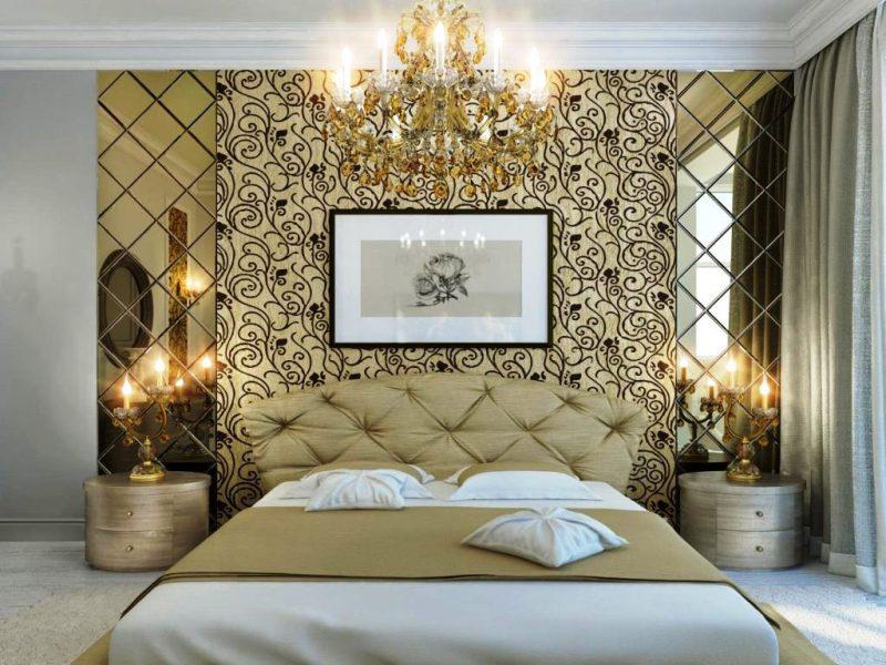 Gold Bedroom Vanity - Decoration Bedroom Gold White And Black - HD Wallpaper 