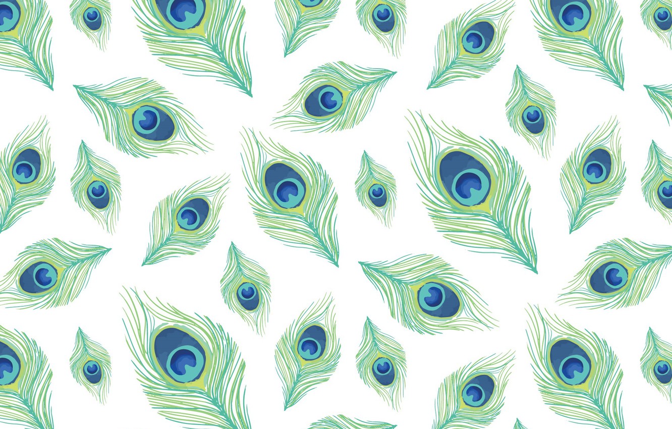 Photo Wallpaper White, Blue, Green, Background, Texture, - Peafowl - HD Wallpaper 