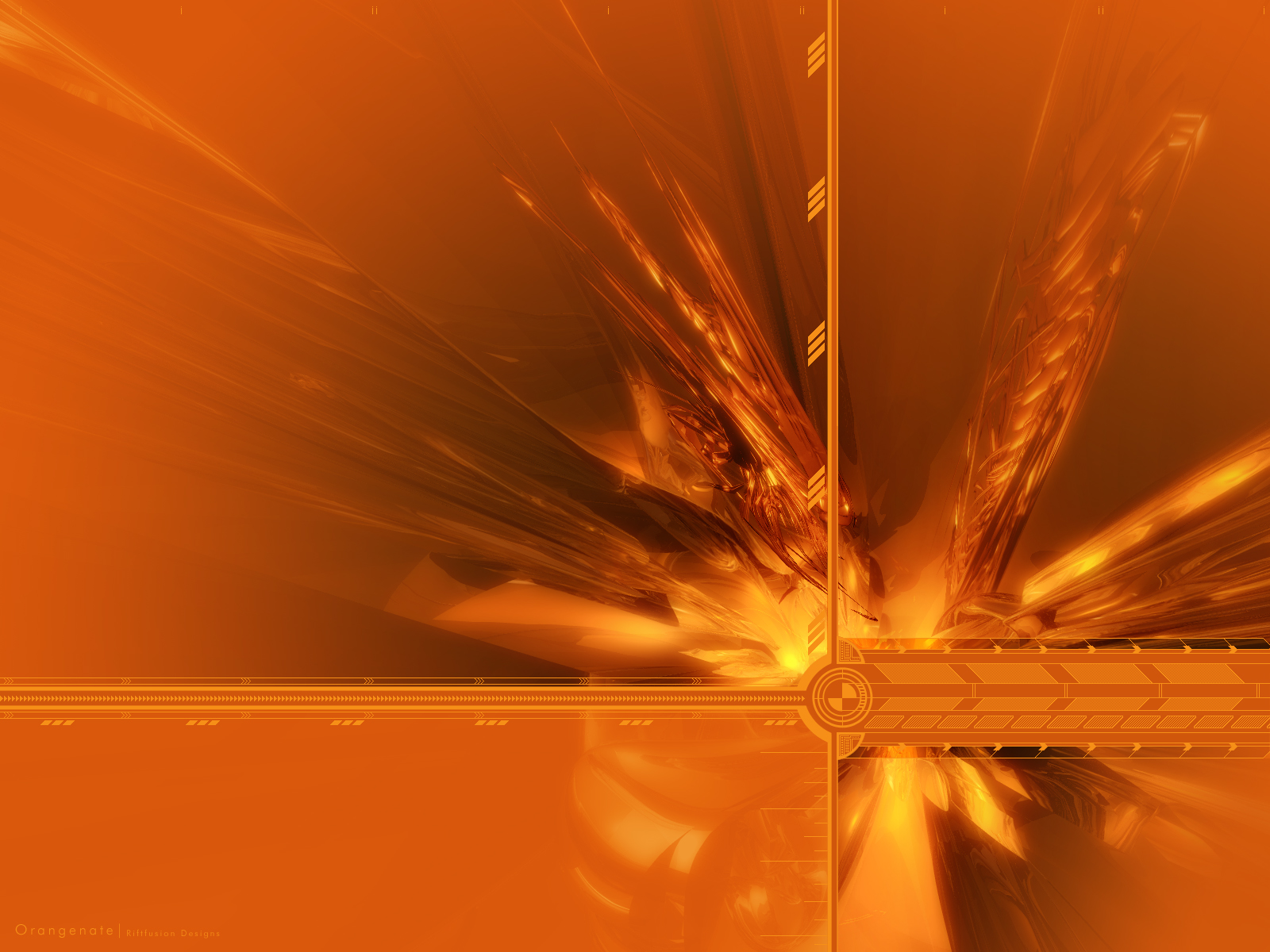 Orange Design Background Free - HD Wallpaper 