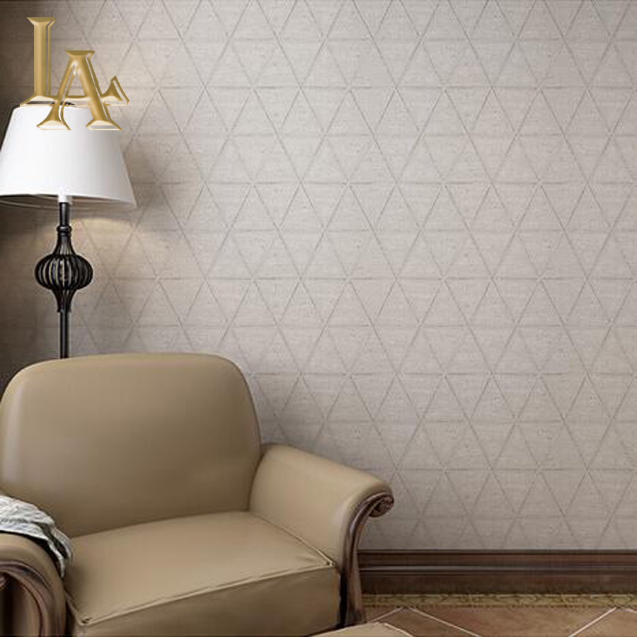 Nonwoven Vintage Geometric Plaid Brick Textured Wallpaper - Tapeta Geometryczna W Sypialni - HD Wallpaper 