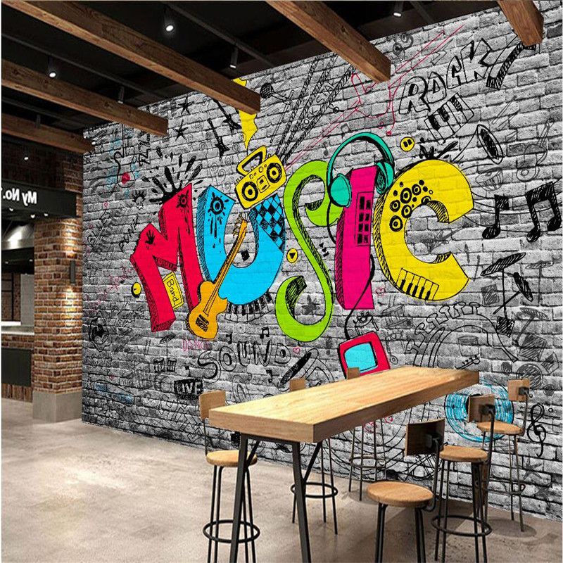 Music Wall Painting - HD Wallpaper 