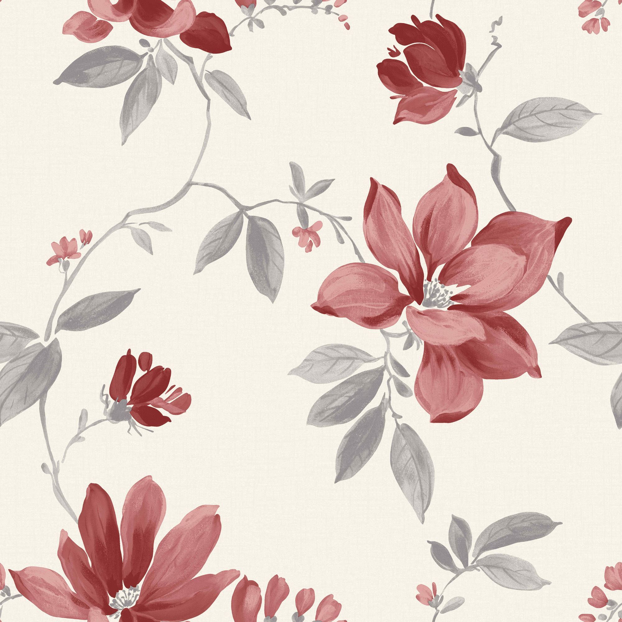 Red And Cream Wallpaper B&q - HD Wallpaper 