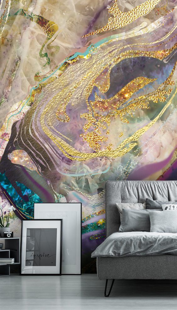 Large Grey Master Bedroom - HD Wallpaper 