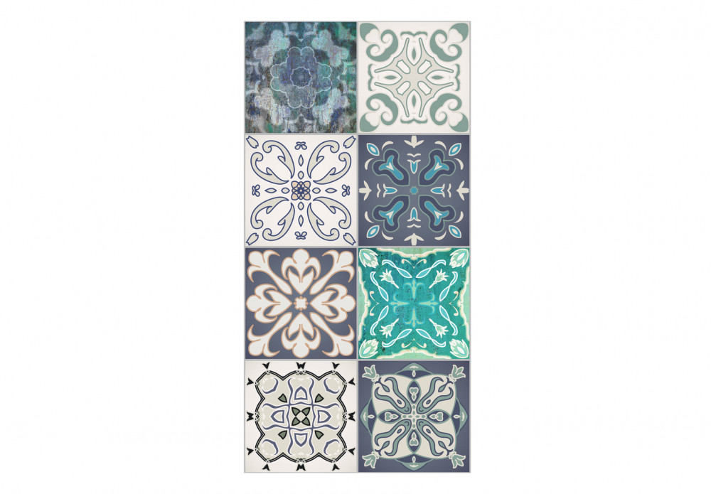 Wallpaper Oriental Ornaments 107766 Additionalimage - Patchwork - HD Wallpaper 