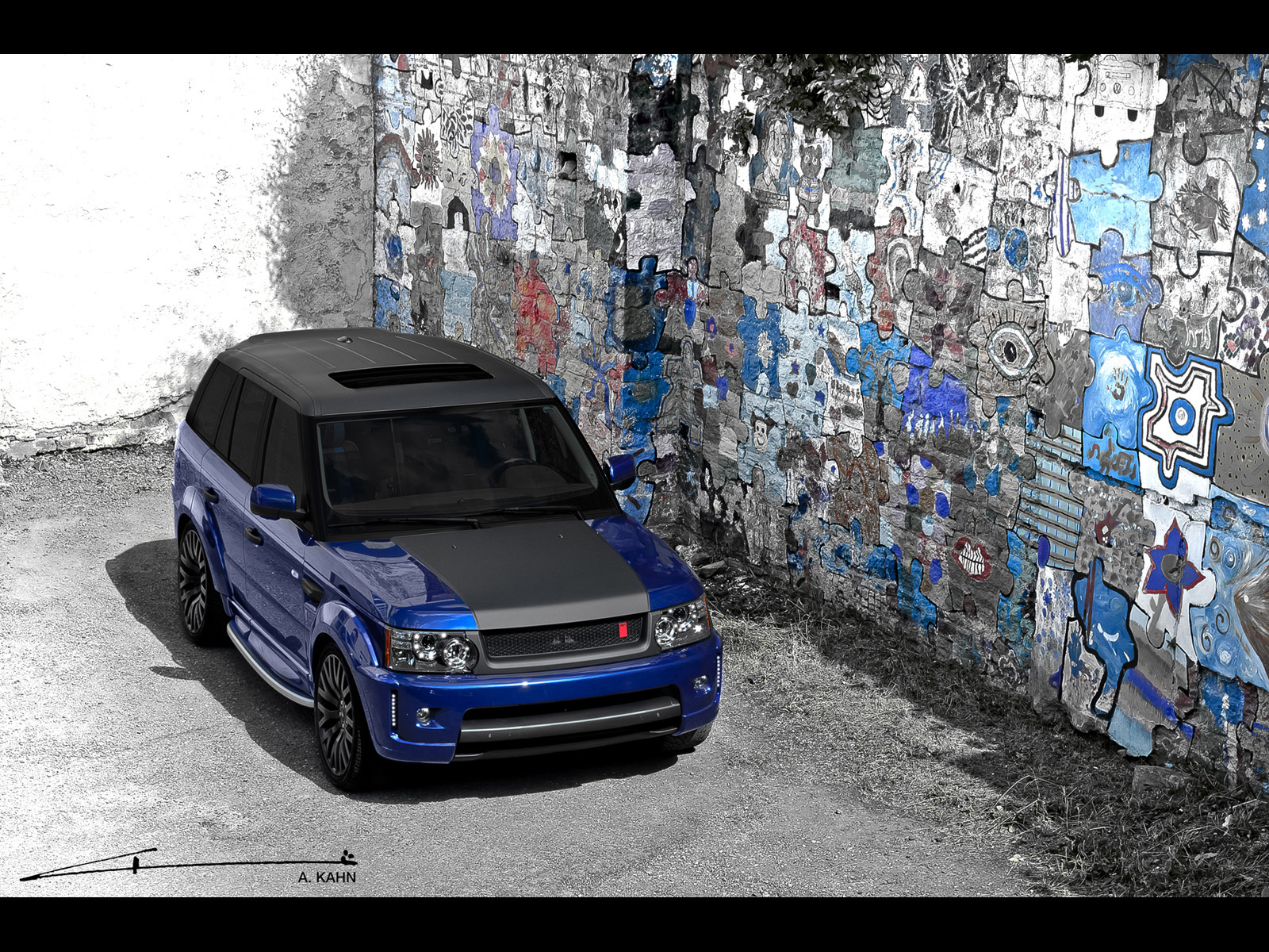 Kahn Design Range Rover Sport Bali Blue Miyagi Edition - Bali Blue Range Rover Sport - HD Wallpaper 