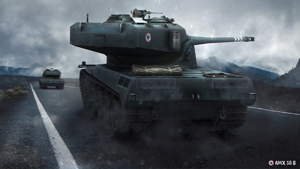 Wot Wallpaper Amx 50b - HD Wallpaper 