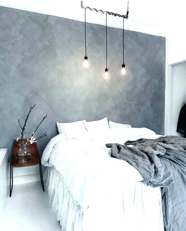 Grey Bedroom Feature Wall - HD Wallpaper 