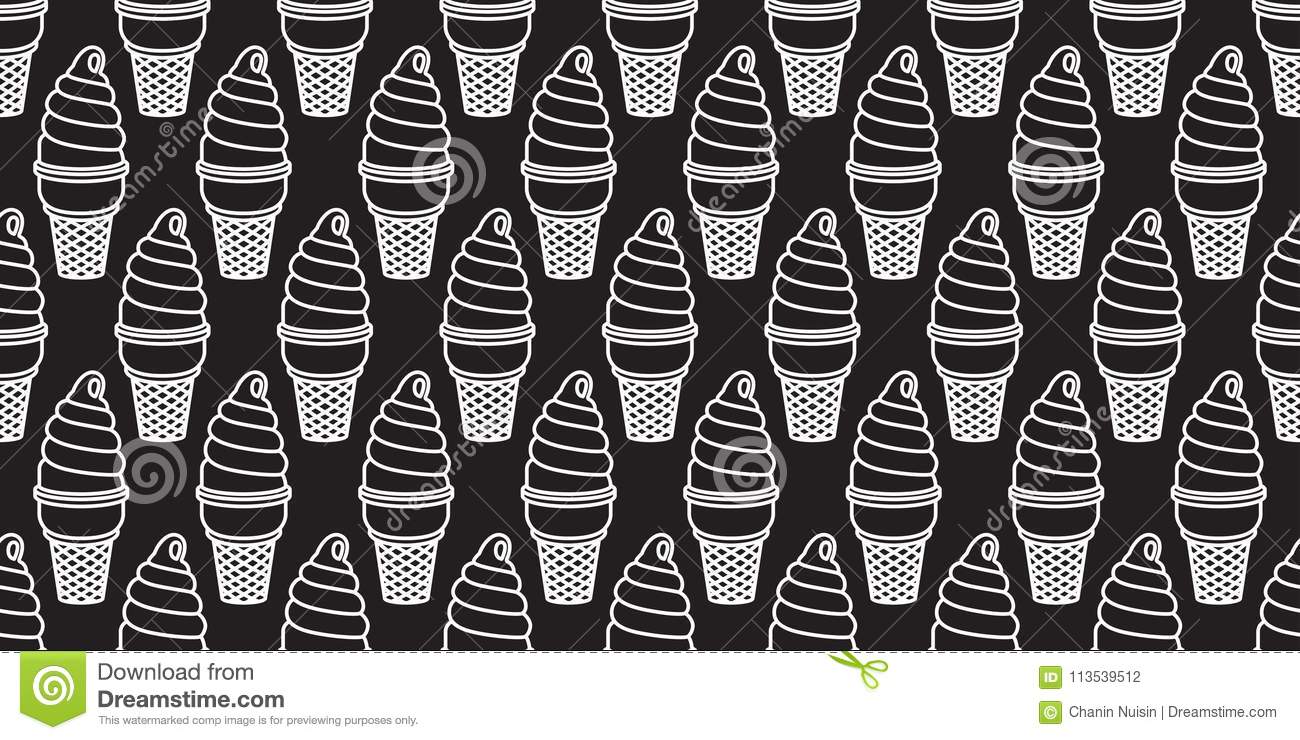 Twisted Ice Cream Cone Waffle Cup Chocolate Vanilla - Papel De Parede Doces Branco E Preto - HD Wallpaper 