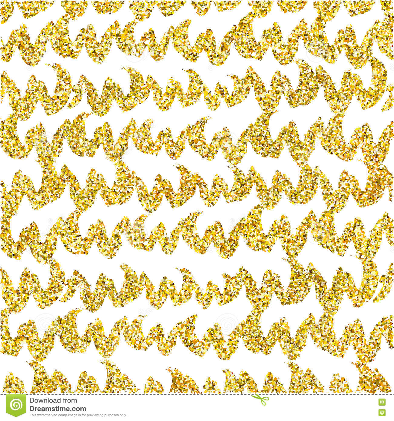 Vector Gold Glitter Seamless Pattern - Motif - HD Wallpaper 