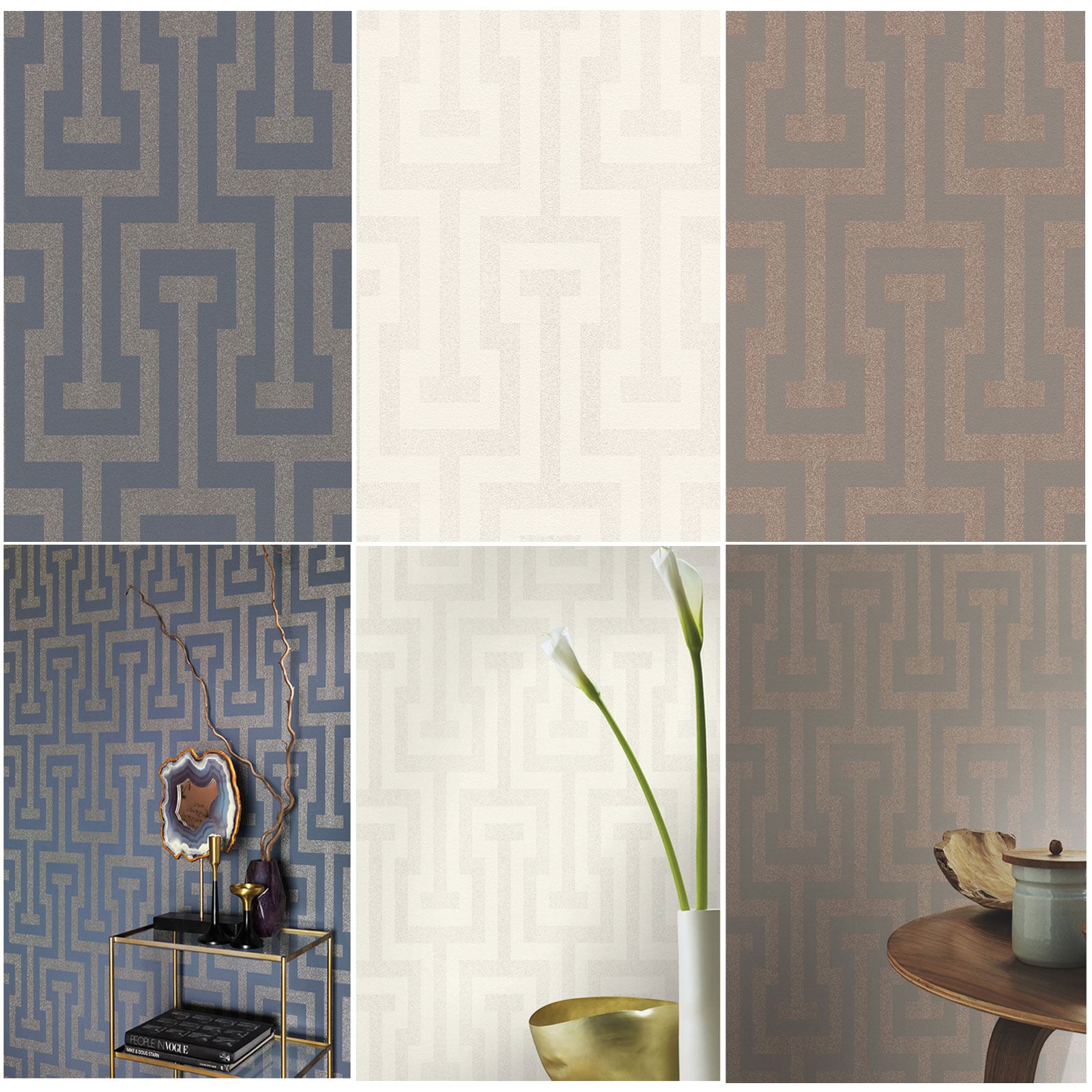 Rasch Sparkling Geo - HD Wallpaper 