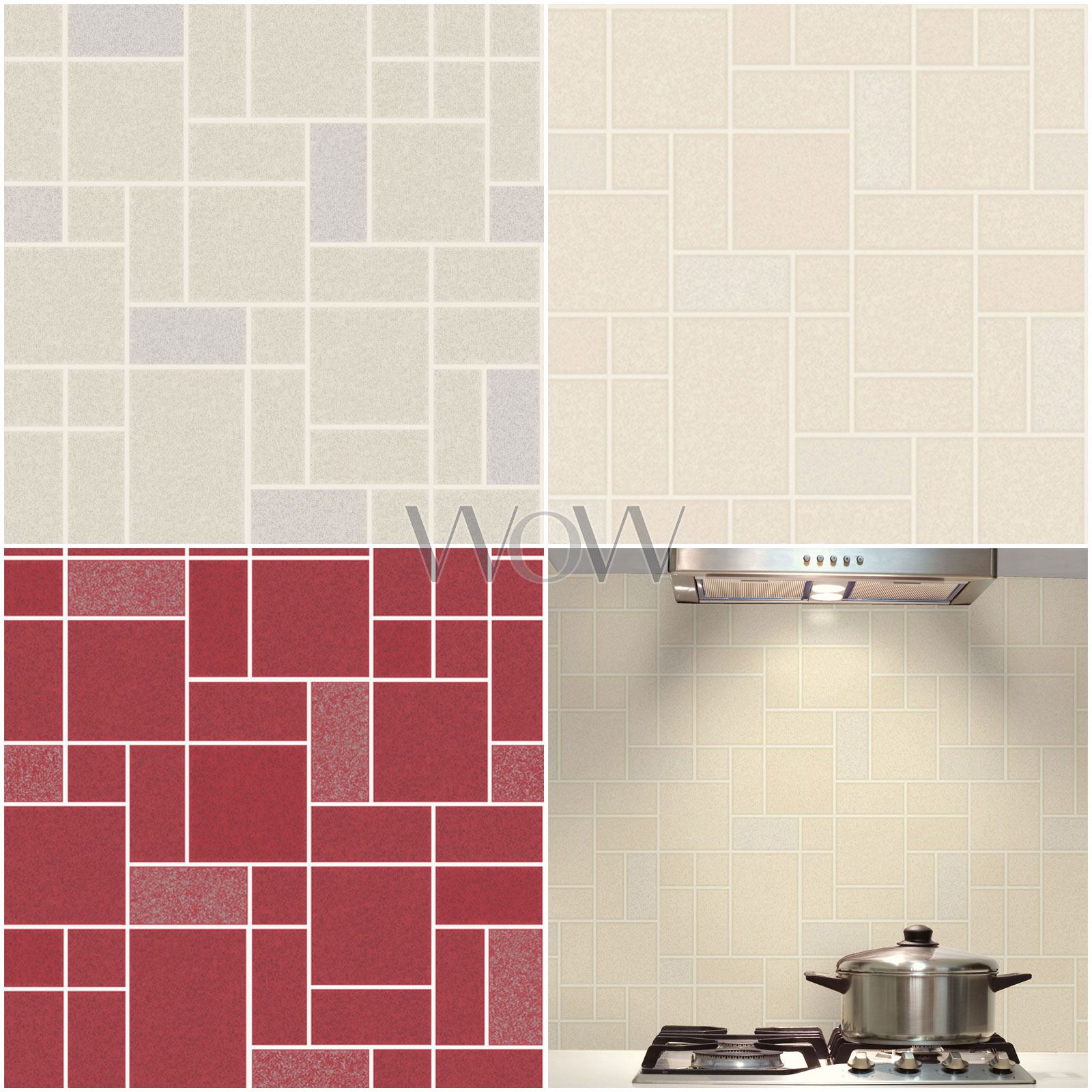 Papel Imitacion Azulejo Cocina - HD Wallpaper 