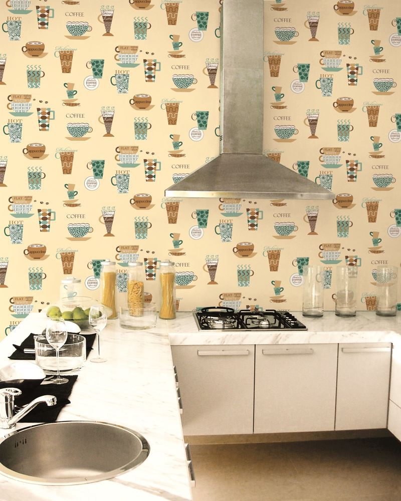 Papel Decorativo De Cocina - HD Wallpaper 