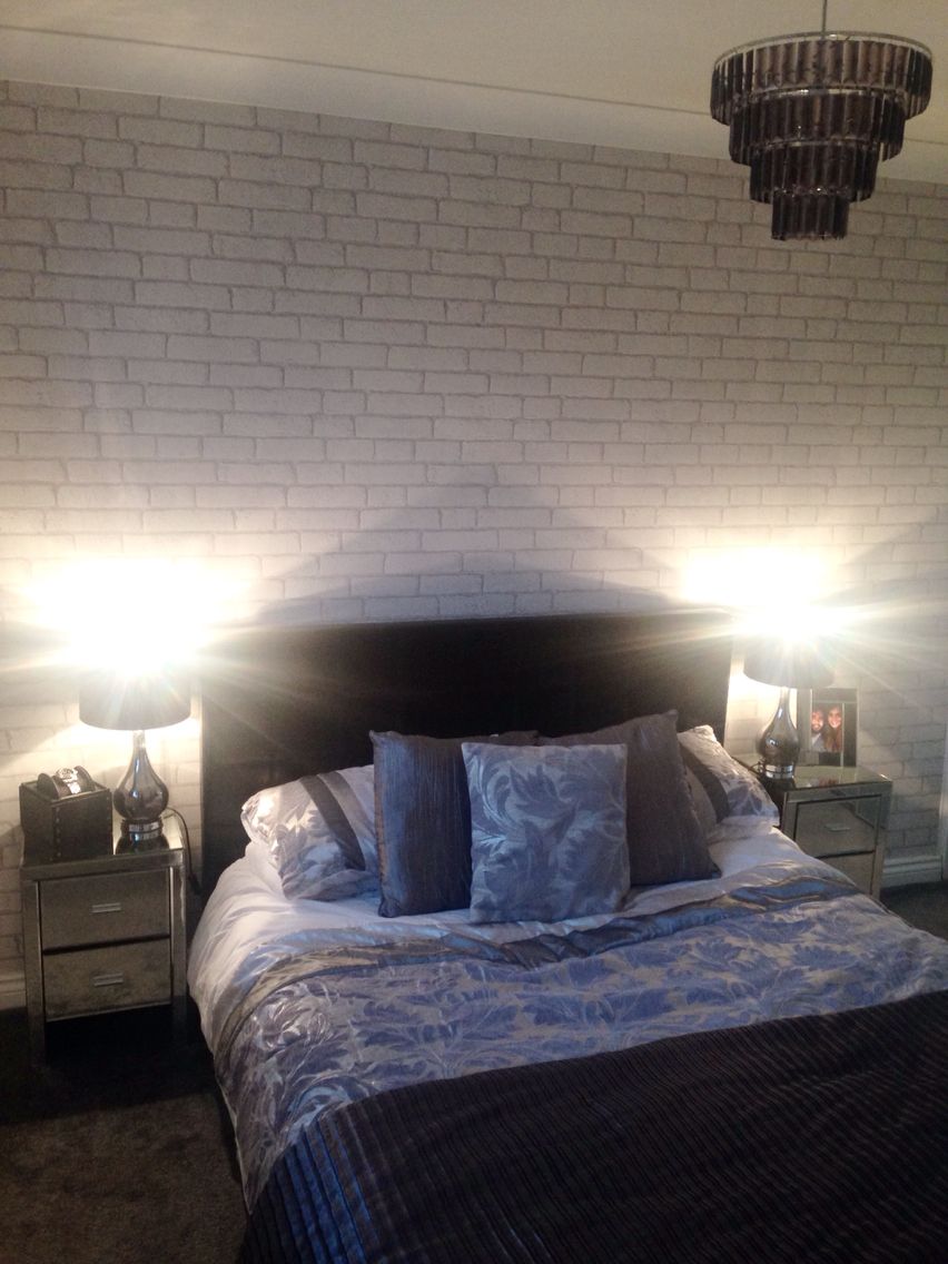 White Brick Wall Bedroom Ideas - HD Wallpaper 