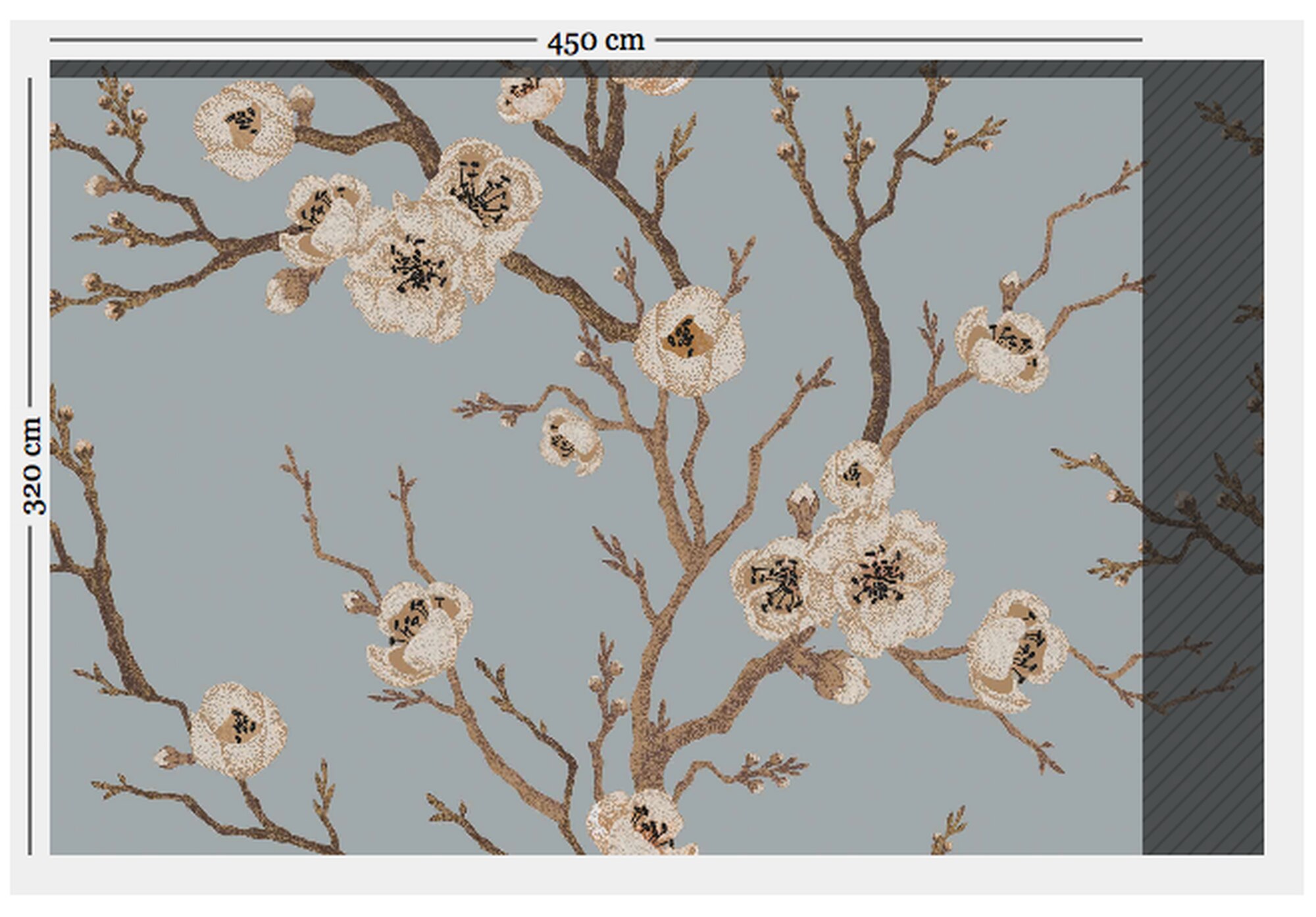 Vinyl Wallpaper Japanese Floral - HD Wallpaper 