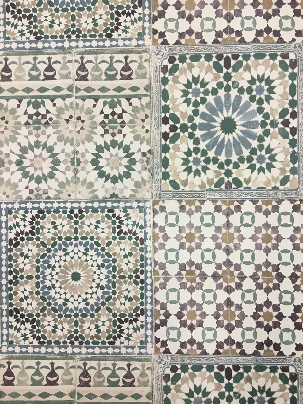 Deco4walls Moroccan Tile Green Wallpaper - Tapety Na Zed Orientalni - HD Wallpaper 