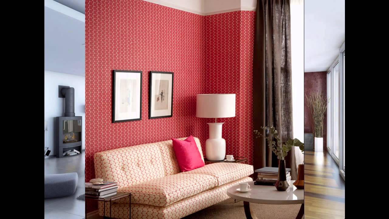 Red Wallpaper Room Ideas - HD Wallpaper 